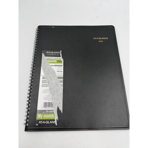 At-A-Glance 2026 Calendar Planner Monthly Black New Year 70-260G-05 Recycled